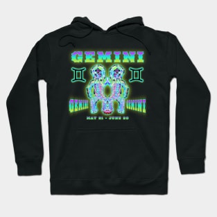 Gemini 8a Black Hoodie